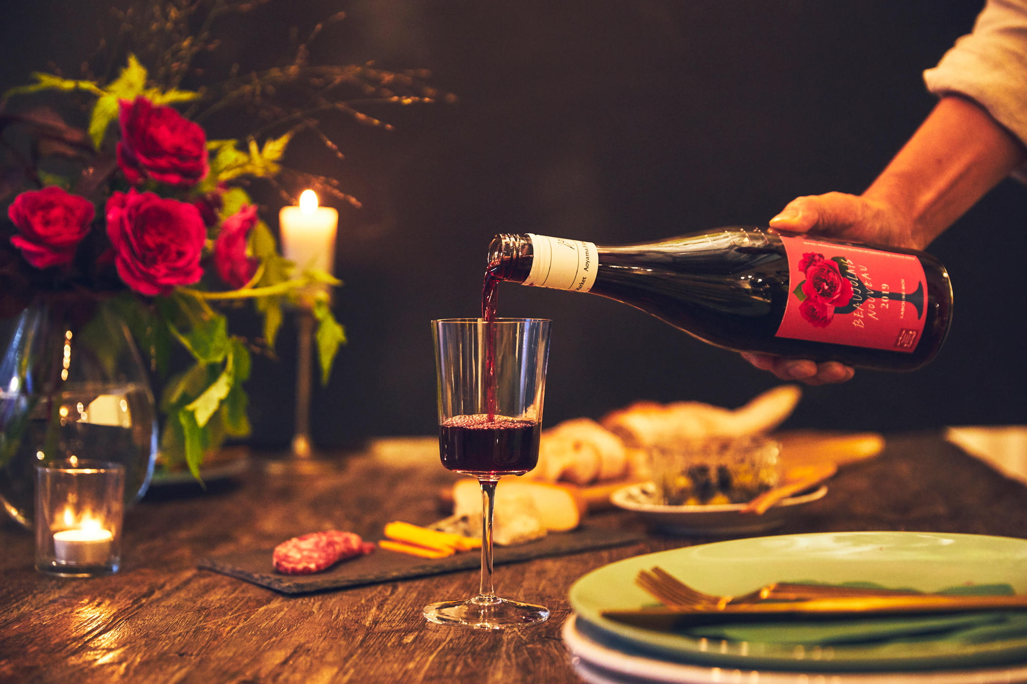 青山フラワーマーケット オリジナルラベル「ボージョレ・ヌーボー2019