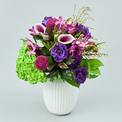 9 1 9 16到着 両手いっぱいに花束を抱える幸せ カラードブーケ ヴィオレ 青山フラワーマーケット公式 花屋 花 花束 フラワーギフト 通販