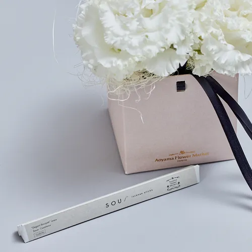 香りのフラワー♪オーダー受付！ 楽天市場】プリザーブドフラワー 奏 かなで お線香セット 初盆 御供