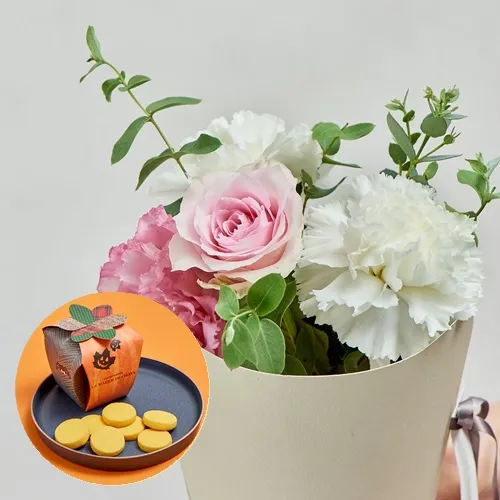 22本グリーンバラブーケ お花束 プレゼント お祝い 枯れない花 特別な人へ