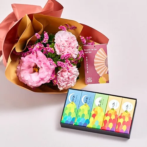 敬老の日にプレゼントする花とスイーツ