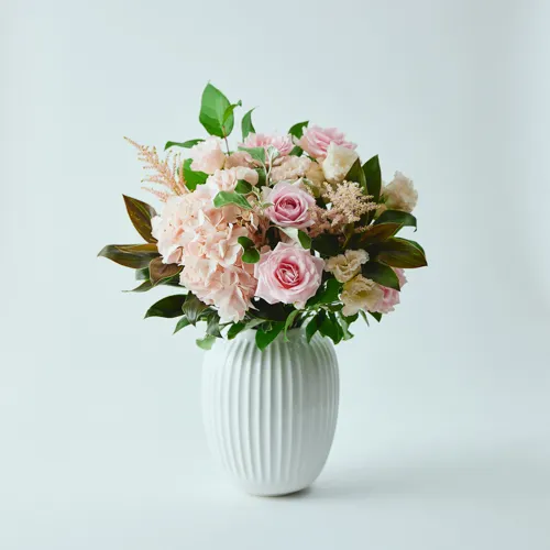 10/1～12/26到着】両手いっぱいに花束を抱える幸せ カラードブーケ