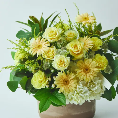 pommeさま売約済み　二股かんざし〈Bouquet・秋色ブーケ・盛り〉 誕生日・記念日・発表会など、お祝いに【ブーケ（ミモザ）】 | 青山