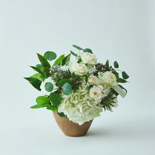 10/1～12/25到着】秋の深まりを感じるエレガントなアレンジメント