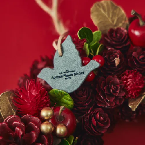 11/10～12/25到着】さくらんぼがアクセントのレッドリース クリスマス