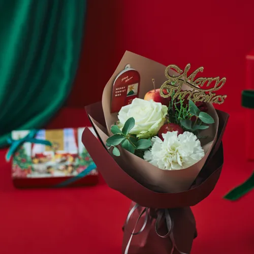 聖夜を祝うサプライズチョコレート×ブーケ【クリスマス】ゴディバ