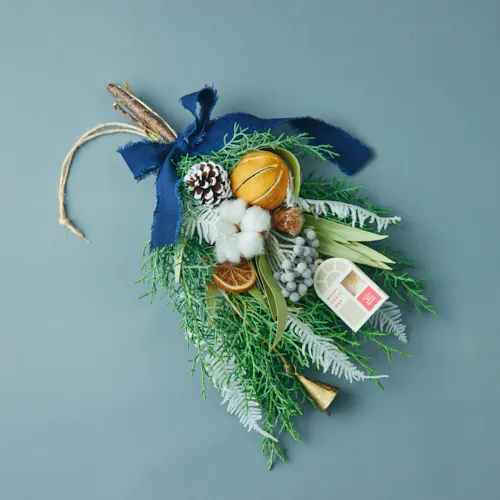 14.クリスマススワッグ アドベント気分を盛り上げる壁飾り クリスマススワッグS | 青山