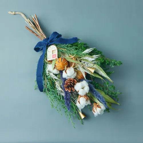 アドベント気分を盛り上げる壁飾り クリスマススワッグL | 青山