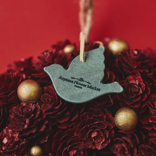 11/10～12/25到着】ボルドー×ゴールドのシックなリース クリスマス