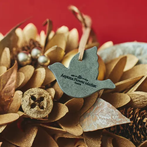 11/10～12/25到着】シャンパンゴールドがエレガント クリスマスリース