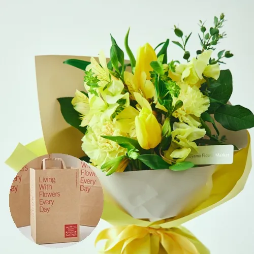 1/8～2/28到着】手渡しでプレゼントしたい方に最適 カラードブーケ