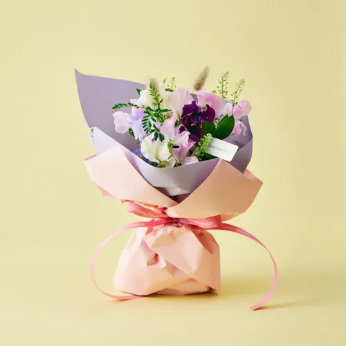 1/9～1/21到着】飛び立つ蝶を思わせるスイートピーが主役 スイートピー