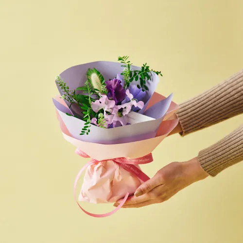 1/9～1/21到着】飛び立つ蝶を思わせるスイートピーが主役 スイートピー