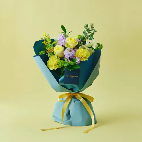 光触媒フラワー アネモネとミモザの春彩ボックスフラワー｜華やか春ギフト 春飾り 1/23～2/28到着】春の香りをまとったフラワーギフト ミモザの花ギフト