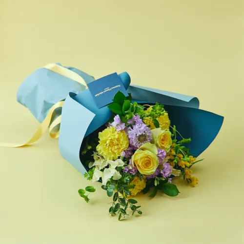 1/23～2/28到着】春の香りをまとったフラワーギフト ミモザの花ギフト