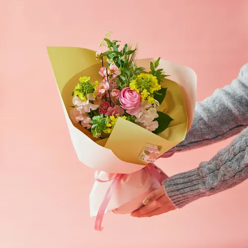 2/27～3/3到着】美しいシルエットのベース×春ブーケ Lyngby Porcelain