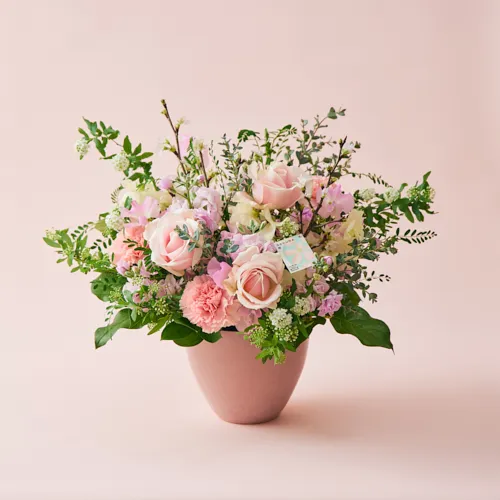 2/1～3/31到着】おうちでお花見できる華やぎアレンジ 桜ギフト