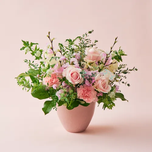 2/1～3/31到着】おうちでお花見できる華やぎアレンジ 桜ギフト