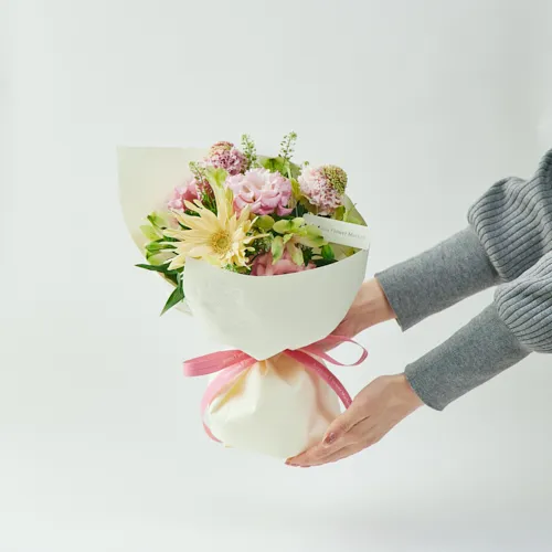 5/16～5/31到着】春のぬくもりを感じるピンク×イエローの花々 カラード