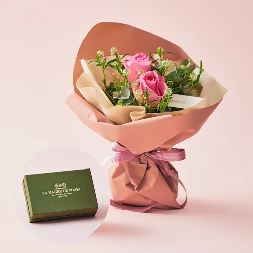 3/1～3/15到着】チョコレートスペシャリテ×バラブーケ ラ・マーレ・ド