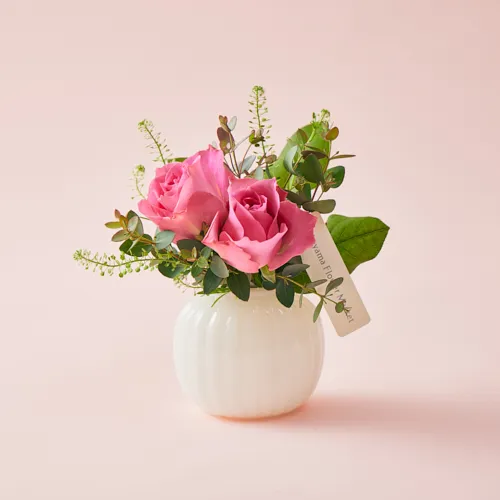 3/6～3/15到着】カカオ風味のサブレと想いが伝わるバラブーケ ラデュレ