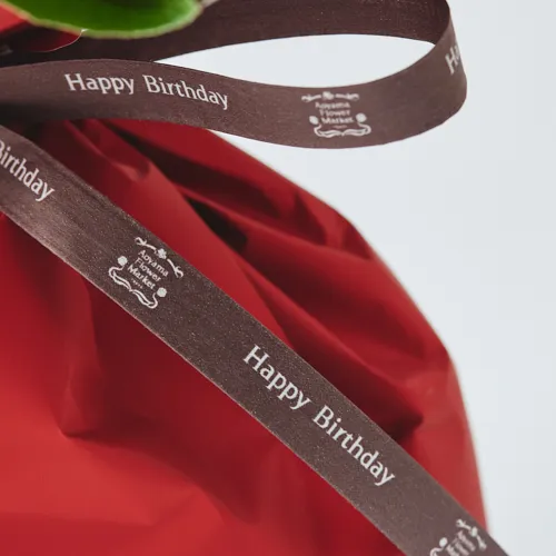 6/1～7/31到着】「Happy Birthaday」のメッセージ付き カラードブーケ