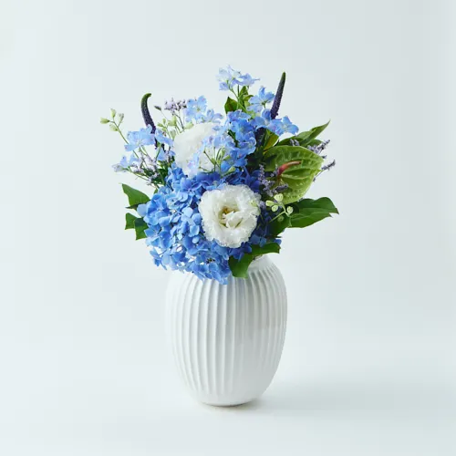 6/1～7/31到着】「Happy Birthaday」のメッセージ付き カラードブーケ