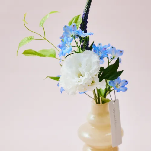 夏のインテリアを彩るベース×初夏の訪れを感じるブルーの花々 カラード