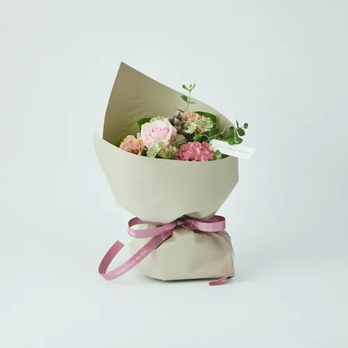 10/1～10/31到着】可憐なニュアンスピンクに心華やぐ秋の花々 ピンクの