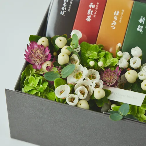 花束　葉っぱ　チューリップ　金太郎　ケーキ等　【紙の整理】ご確認ページです 10/1～12/25到着】開ける時のドキドキ感が魅力！嬉しい驚きが詰まった