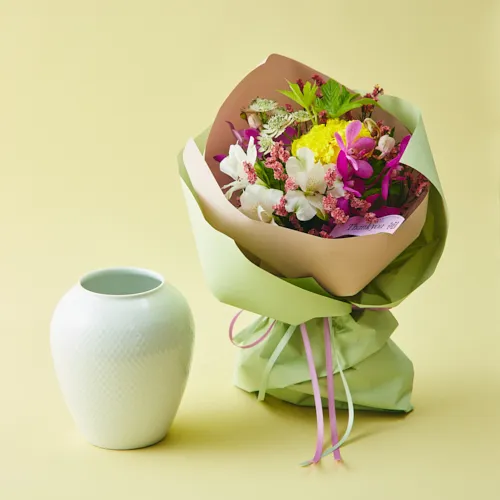 花とベース・花瓶セット | 青山フラワーマーケット | 青山フラワー