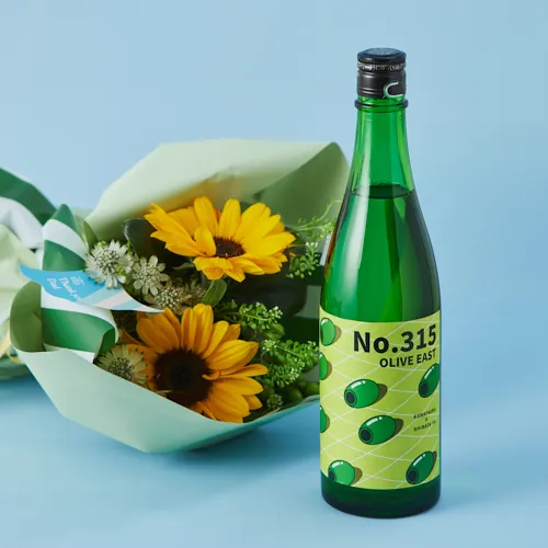 緑色の鶴の花瓶 木箱付き 6/18～21到着】華やかで青々とした香り。日本酒好きにぴったりのギフト