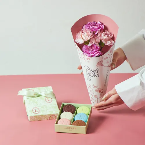 パリのメゾンのチョコレート菓子×華やかなクレープブーケ 【母の日