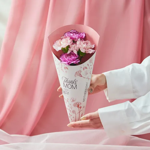 天然の花の色みが美しい、ふわふわの今治タオル 【母の日 -店舗共通