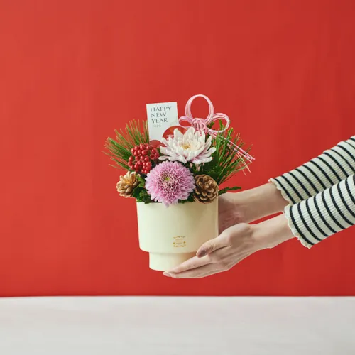 12/27～12/30到着】邪気払いの獅子舞飾りとアレンジ【お正月】獅子舞