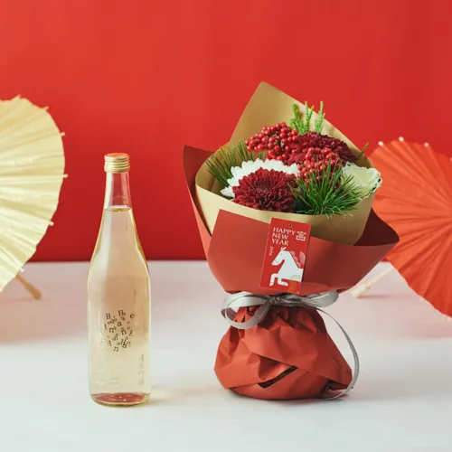 12/15～12/27到着】邪気払いの獅子舞飾り【お正月】獅子舞お手玉「菱花