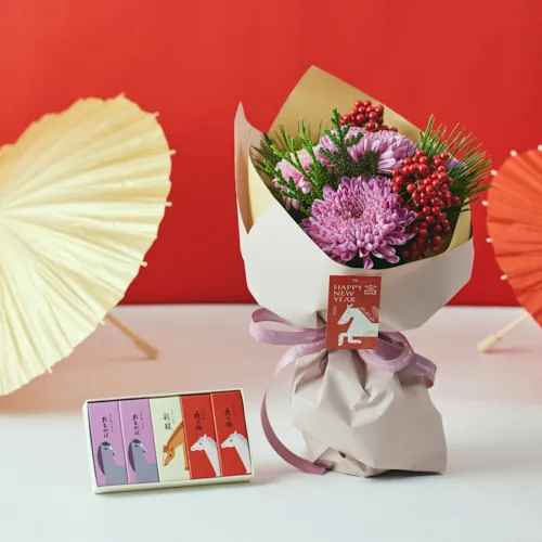 11/1～11/30到着】愛らしさ溢れるギフトブーケ ローズギフトブーケ