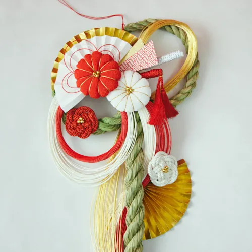 専用✨感謝sale✨迎春2022 正月飾り フオルモーサ  (ドライ) 12/15～12/27到着】末広がりの扇がめでたさ満開【お正月】お飾りLL 彩