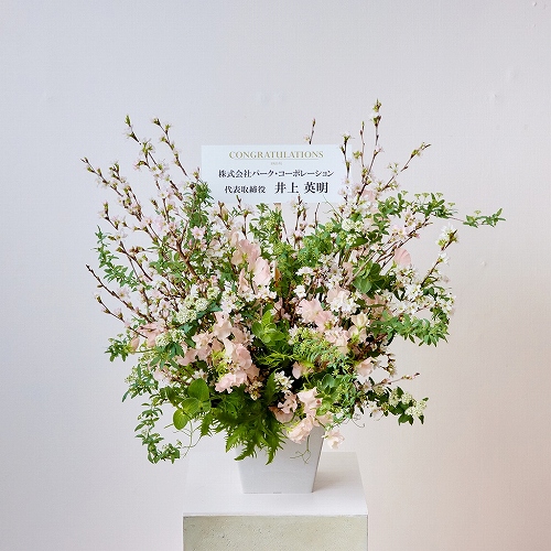 開店・オフィス移転などフォーマルなお祝いに【カラードアレンジメント