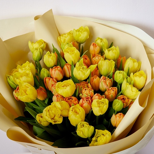 ブーケ 渡産業/ニットフラワーブーケ ピンク/CW-5122 - 花材通販はなどんや