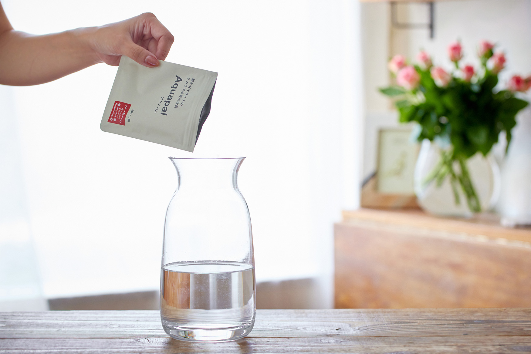 ◇【江戸切子】木村秋雄作クリア＆ブルーカラーフラワーベース（専用箱付）未使用品◇ ◇【江戸切子】木村秋雄作クリア＆ブルーカラーフラワーベース