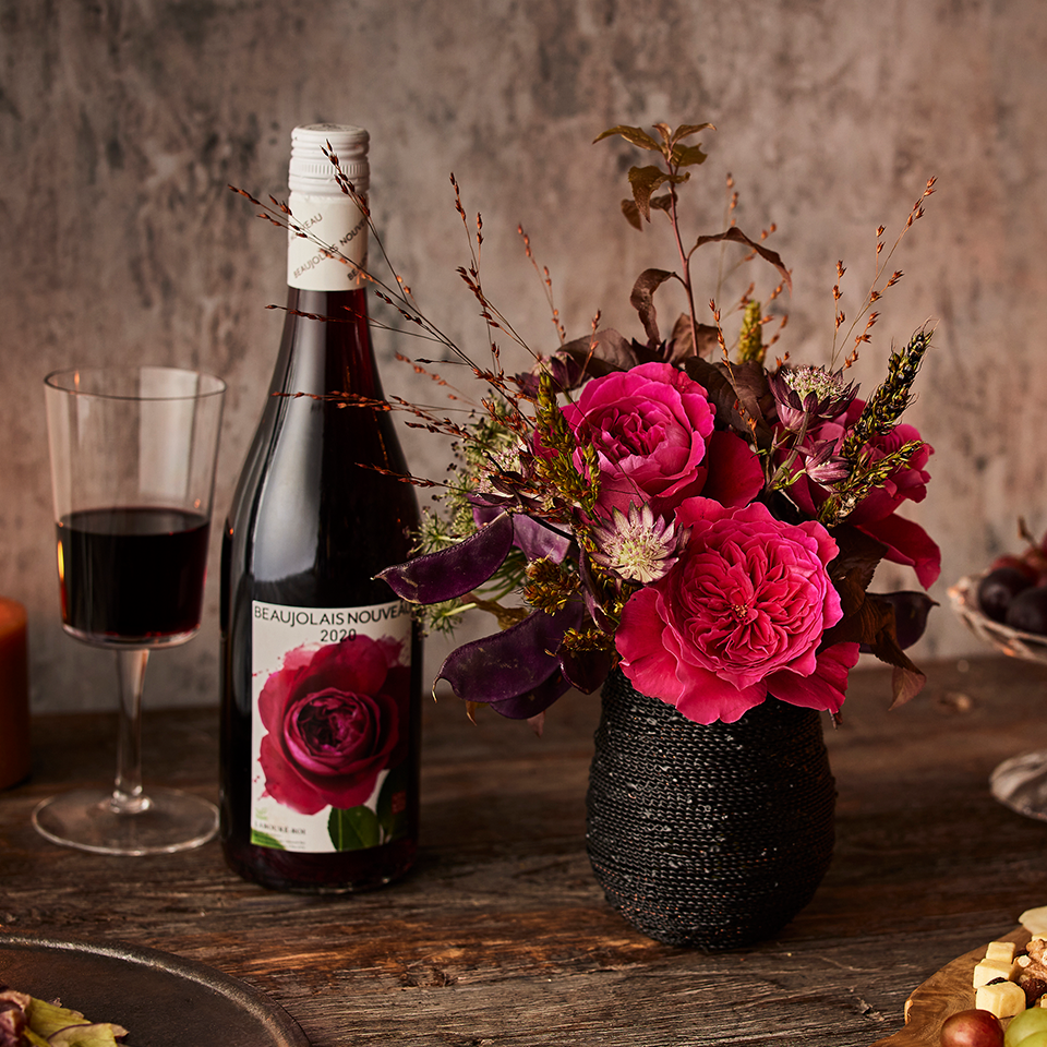 花とワイン、その親和性｜花・フラワーギフトなら青山フラワー