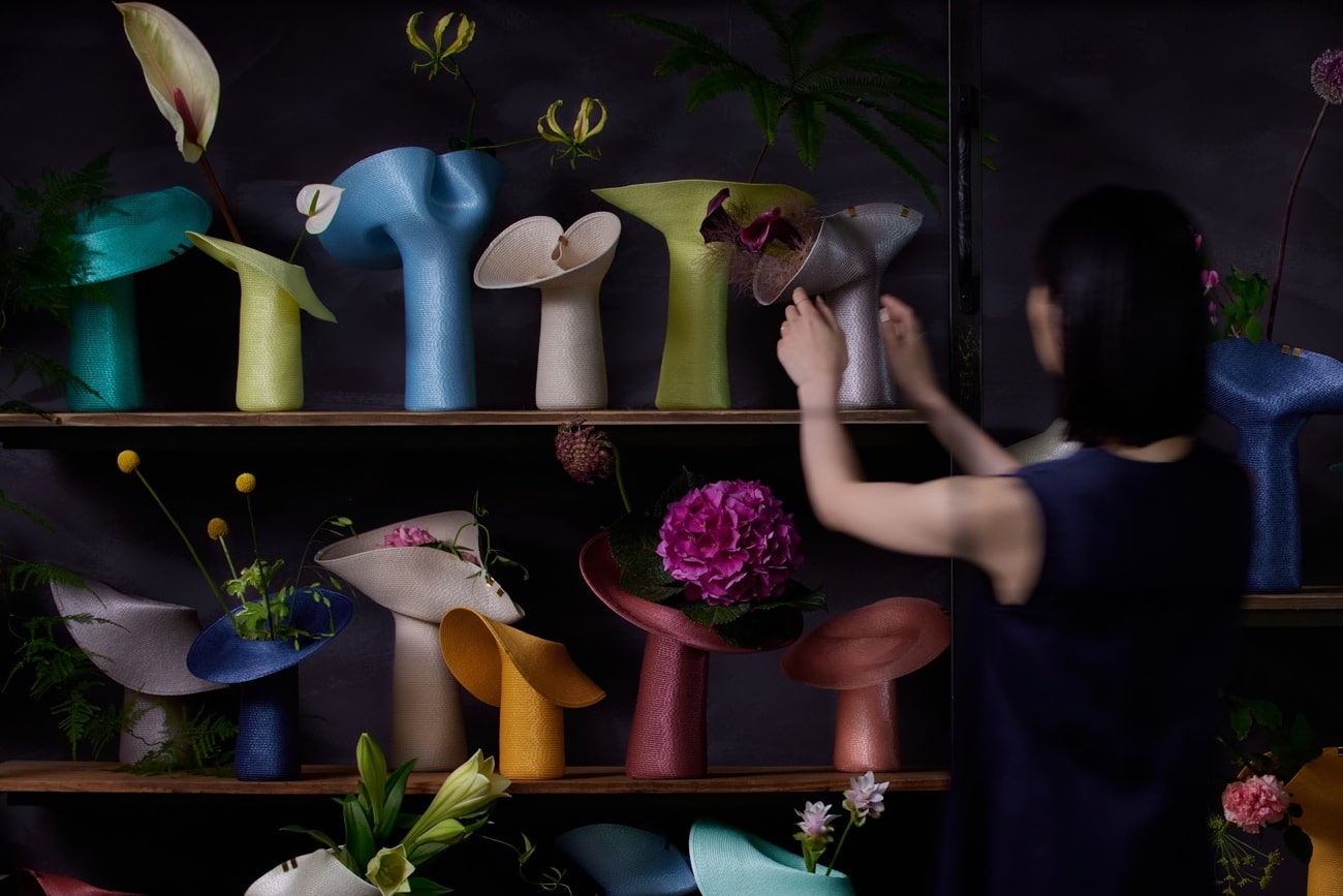美術品 鍔(つば) 花と月のデザイン 釣り合う