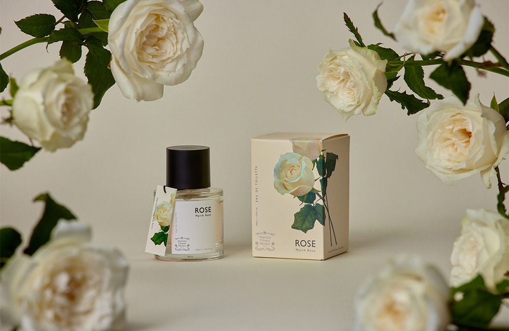 花そのものの香甘さの奥にスパイスを感じる神秘的な香り「ミルラローズ