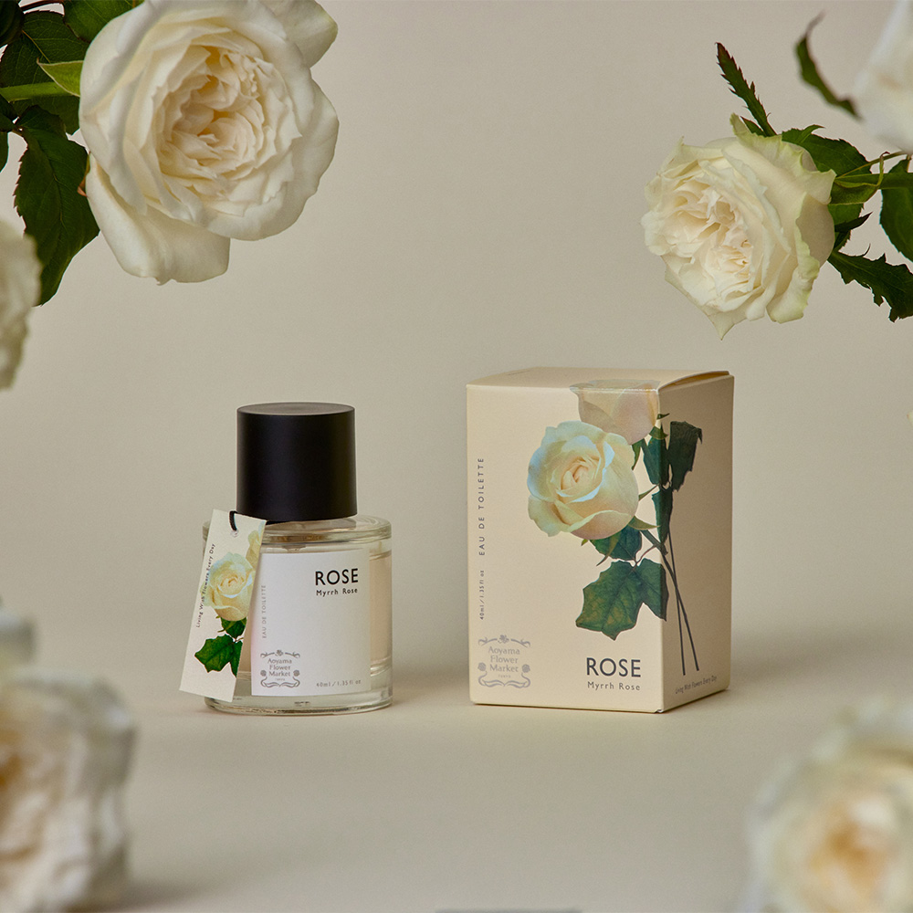 花そのものの香甘さの奥にスパイスを感じる神秘的な香り「ミルラローズ