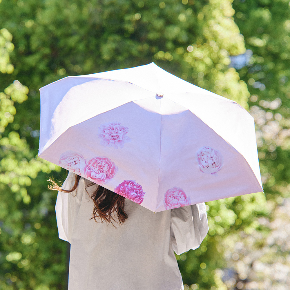 晴れの日も雨の日も、ピオニーをまとう。 オリジナル晴雨兼用傘