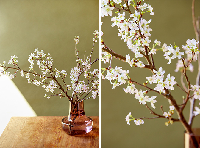 春の花✿お値引き、質問はコメントで✿ 様2点 まとめ商品　A990 、A991 春の吹きよせ箱入 ※季節の割引商品対象 あられの匠 白木