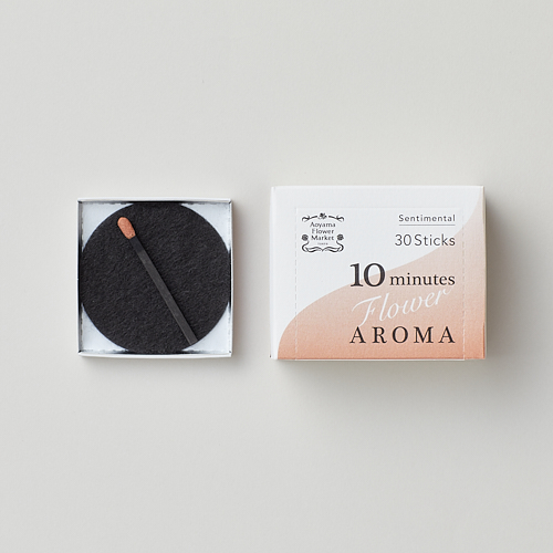 マッチの形をしたお香です 10 MINUTES FLOWER AROMA ーsentimentalー