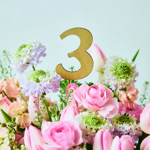 記念日を盛り上げる周年ピック ナンバーピック「1」 | 青山フラワー