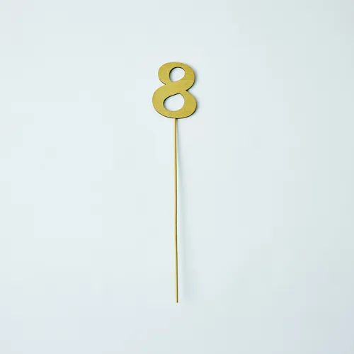 記念日を盛り上げる周年ピック ナンバーピック「8」 | 青山フラワー